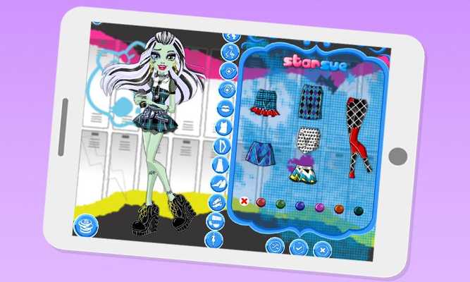 Emulate Android APK Dress up Frankie Monster