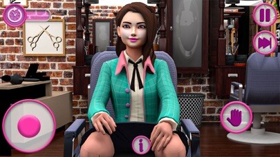 Emulate iPhone app Dress up & Makeover Hair Salon using MyAndroid
