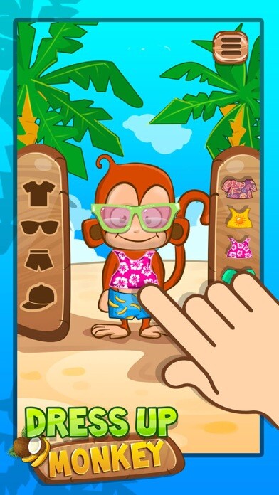 Emulate iPhone app Dress Up Monkey using MyAndroid Emulate iPhone app Dress Up Monkey using MyAndroid
