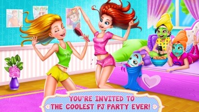 Emulate iPhone app Dress Up PJ Party using MyAndroid