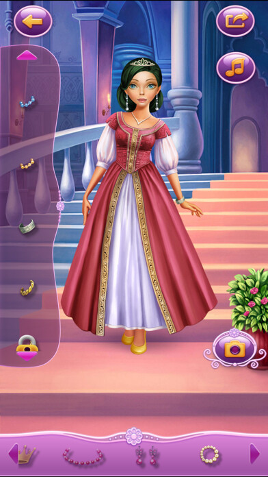 Emulate iPhone app Dress Up Princess Hannah using MyAndroid Emulate iPhone app Dress Up Princess Hannah using MyAndroid