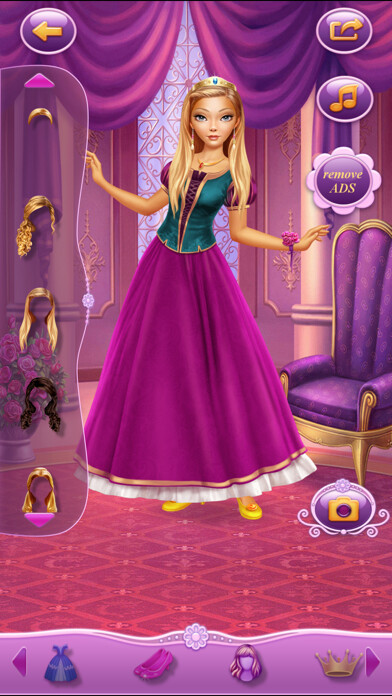 Emulate iPhone app Dress Up Princess Selena using MyAndroid Emulate iPhone app Dress Up Princess Selena using MyAndroid
