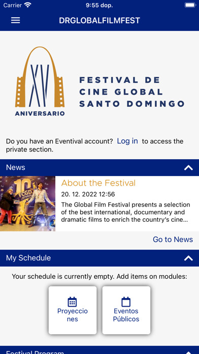 Emulate iPhone app DRGLOBALFILMFEST using MyAndroid Emulate iPhone app DRGLOBALFILMFEST using MyAndroid