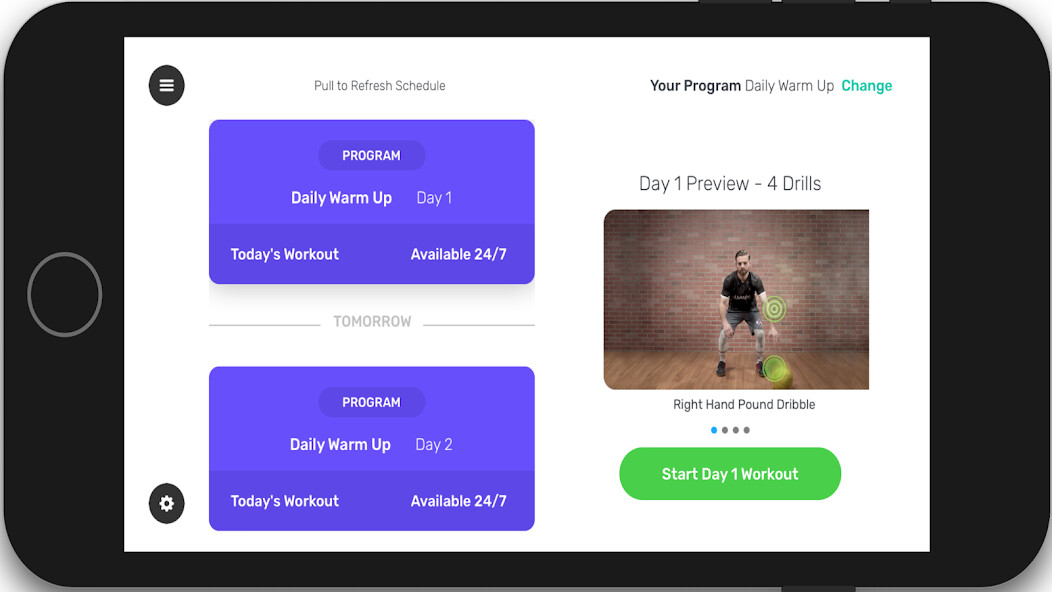 Run android online APK DribbleUp Smart Basketball from MyAndroid or emulate DribbleUp Smart Basketball using MyAndroid