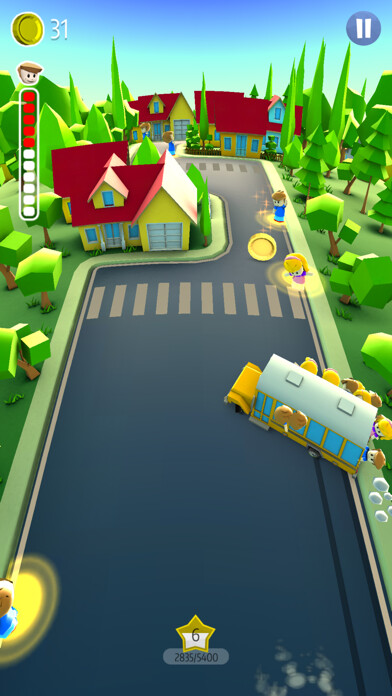 Emulate iPhone app Drifting School Bus using MyAndroid