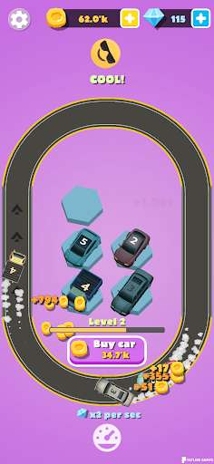 Run android online APK Drift Merge Idle Car Tycoon: Clicker Merger from MyAndroid or emulate Drift Merge Idle Car Tycoon: Clicker Merger using MyAndroid
