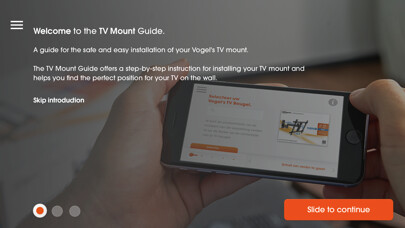 Emulate iPhone app DrillRight™/TV Mount Guide App using MyAndroid Emulate iPhone app DrillRight™/TV Mount Guide App using MyAndroid