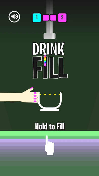 Emulate iPhone app Drink Fill using MyAndroid