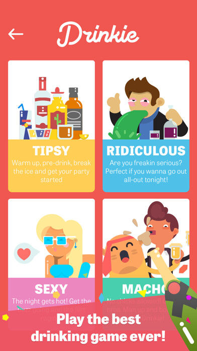 Emulate iPhone app Drinkie - Drinking Game using MyAndroid Emulate iPhone app Drinkie - Drinking Game using MyAndroid