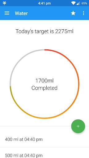 Emulate Android APK Drinking water reminder app