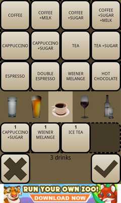 Emulate Android APK Drinks Manager Emulate Android APK Drinks Manager