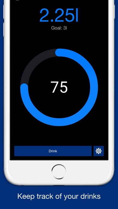 Emulate iPhone app DrinkUpFit using MyAndroid