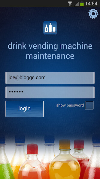 Emulate Android APK Drink Vending Machine Service