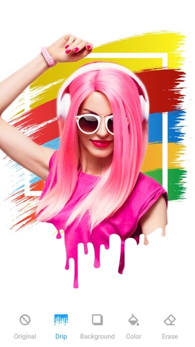 Emulate iPhone app Drip Art And Neon Photo Effect using MyAndroid