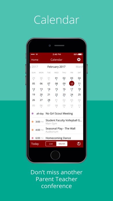 Emulate iPhone app Dripping Springs ISD using MyAndroid