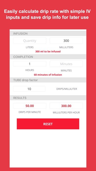 Emulate iPhone app Drip Rate Infusion Calculator using MyAndroid Emulate iPhone app Drip Rate Infusion Calculator using MyAndroid