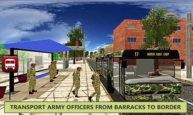Emulate Android APK Drive Army Check Post Bus