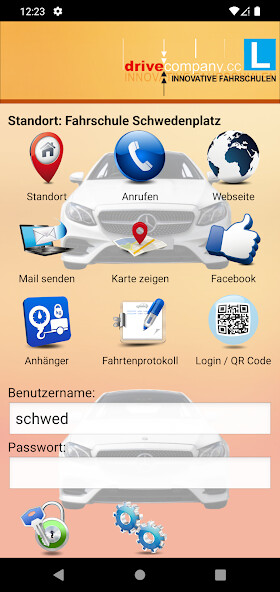 Emulate iPhone app DriveCompany using MyAndroid