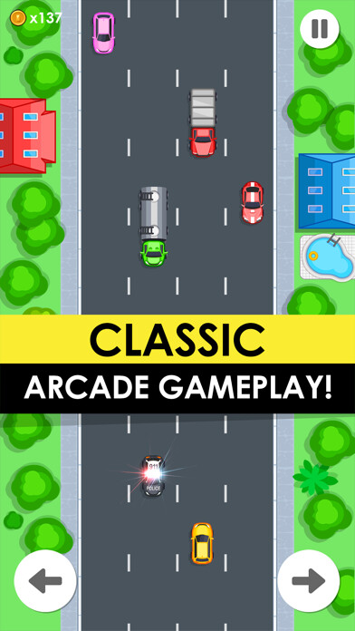 Emulate iPhone app Drive Fast -  2d Retro Racing using MyAndroid