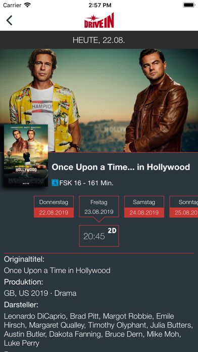 Emulate iPhone app Drive-In Autokinos using MyAndroid Emulate iPhone app Drive-In Autokinos using MyAndroid