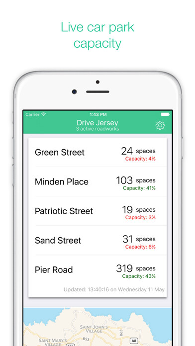Emulate iPhone app Drive Jersey using MyAndroid
