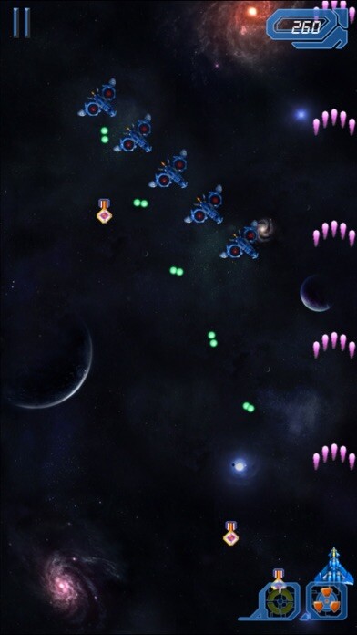 Emulate iPhone app Driven Ship - Space Invaders Edition using MyAndroid