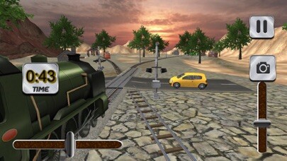 Emulate iPhone app Drive Passenger Rail In Desert using MyAndroid