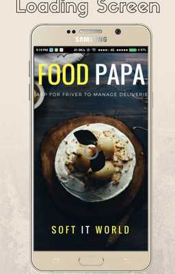 Emulate Android APK Driver App- Food PaPa