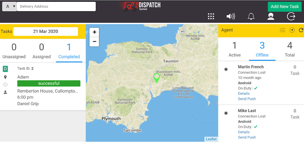 Run android online APK Driver Dispatch App from MyAndroid or emulate Driver Dispatch App using MyAndroid