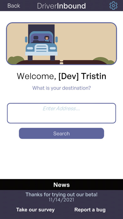 Emulate iPhone app DriverInbound using MyAndroid