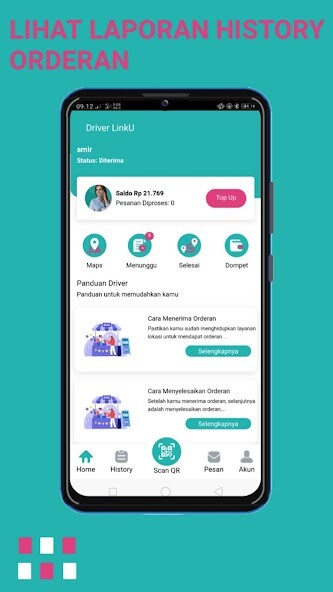 Run android online APK Driver LinkU from MyAndroid or emulate Driver LinkU using MyAndroid
