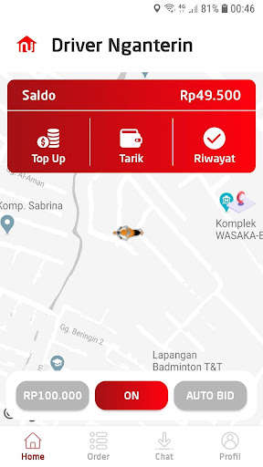 Run android online APK Driver Nganterin from MyAndroid or emulate Driver Nganterin using MyAndroid
