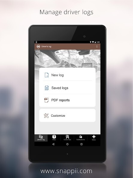Emulate iPhone app Drivers Daily Log using MyAndroid Emulate iPhone app Drivers Daily Log using MyAndroid