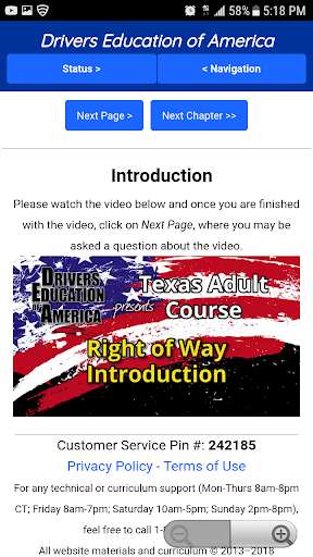 Run android online APK Drivers Education of America from MyAndroid or emulate Drivers Education of America using MyAndroid