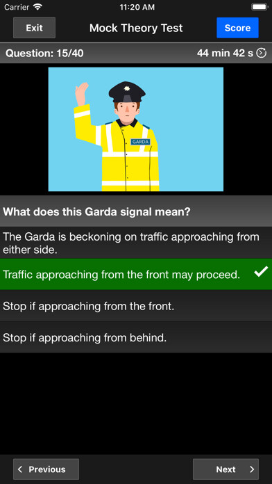 Emulate iPhone app Driver Theory Test Ireland PRO using MyAndroid Emulate iPhone app Driver Theory Test Ireland PRO using MyAndroid