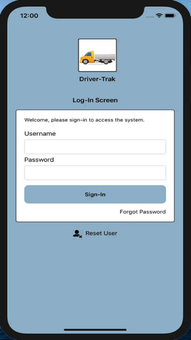 Emulate iPhone app Driver-Trak using MyAndroid
