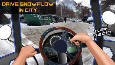 Emulate iPhone app Drive Snowplow in City using MyAndroid