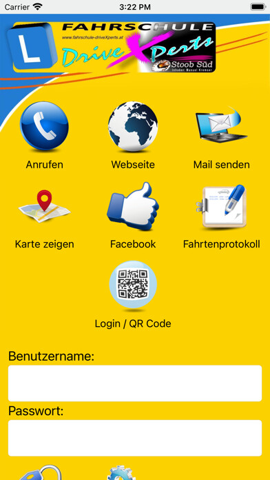 Emulate iPhone app DriveXperts using MyAndroid