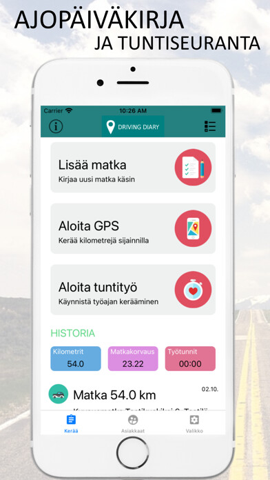 Emulate iPhone app Driving Diary using MyAndroid Emulate iPhone app Driving Diary using MyAndroid