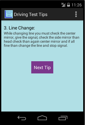 Run android online APK Driving License Road Test Tips from MyAndroid or emulate Driving License Road Test Tips using MyAndroid