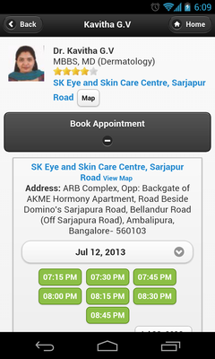 Emulate Android APK Dr Kavitha G.V appointments Emulate Android APK Dr Kavitha G.V appointments