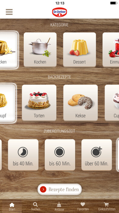 Emulate iPhone app Dr. Oetker Rezeptideen using MyAndroid Emulate iPhone app Dr. Oetker Rezeptideen using MyAndroid