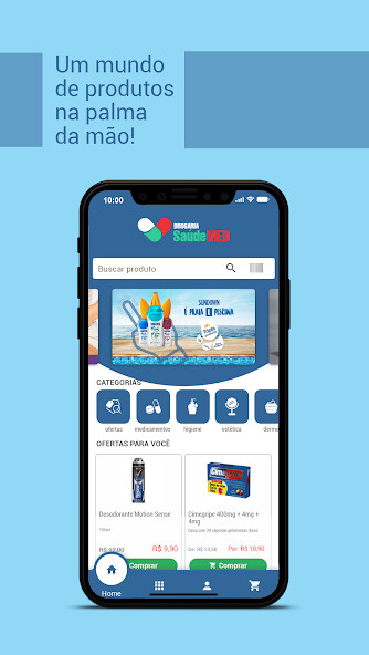 Run android online APK Drogaria SaúdeMed from MyAndroid or emulate Drogaria SaúdeMed using MyAndroid