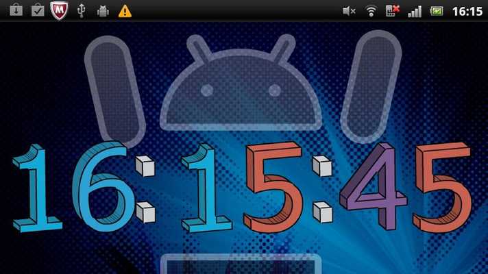 Emulate Android APK Droid Clock