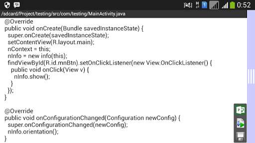 Emulate Android APK DroIDE - AIDE (Android IDE) / Text Editor