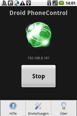 Emulate Android APK Droid PhoneControl Lite