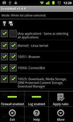 Emulate Android APK DroidWall Emulate Android APK DroidWall