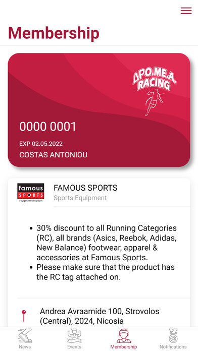 Emulate iPhone app Dro.Me.A. Racing Running Club using MyAndroid Emulate iPhone app Dro.Me.A. Racing Running Club using MyAndroid