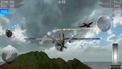 Emulate iPhone app Drone Strike Combat: Attack on Enemy Allies, Special Forces and F15 F18 Fighter Planes using MyAndroid