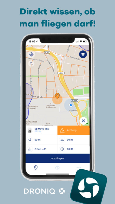 Emulate iPhone app Droniq App using MyAndroid